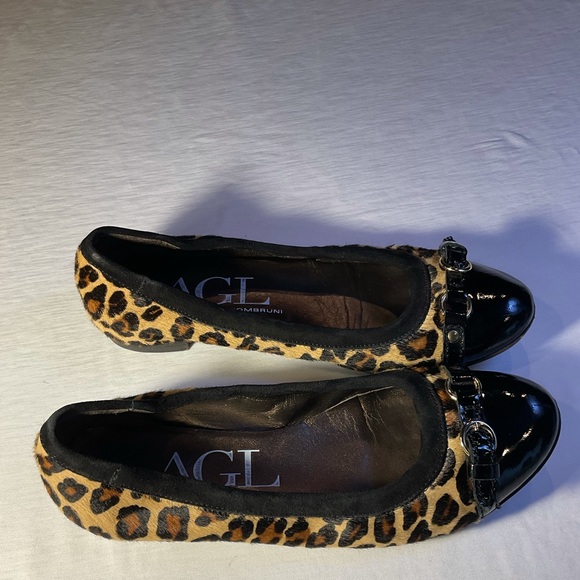 Attilio Guisti Leombruni leopard print flats; NICE - Picture 9 of 16
